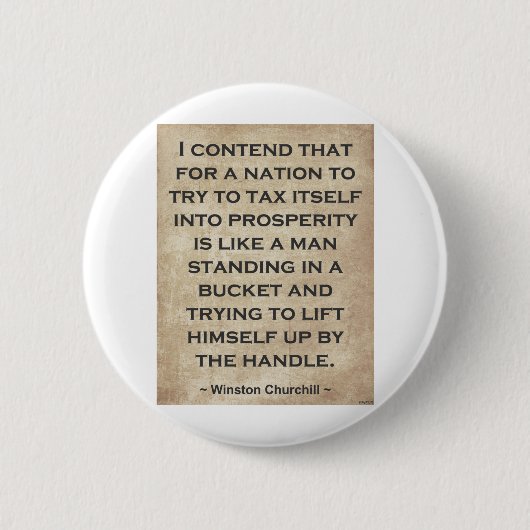 Winston Churchill #1 Button (Vorderseite)