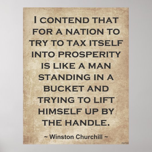 Winston Churchill #1 Poster (Vorne)