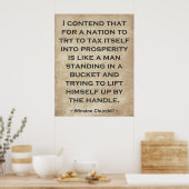 Winston Churchill #1 Poster (Küche)