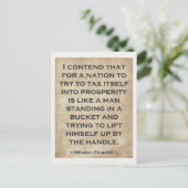 Winston Churchill #1 Postkarte (Stehend Vorderseite)