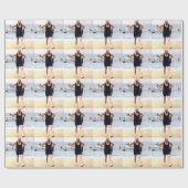 Winston Churchill an der Küste Geschenkpapier (Flach)