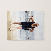 Winston Churchill an der Küste Puzzle (Horizontal)