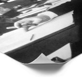 Winston Churchill auf Platz 10 Downing Street Poster (Ecke)