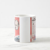Winston Churchill. Britisches Kriegsplakat Kaffeetasse (Mittel)