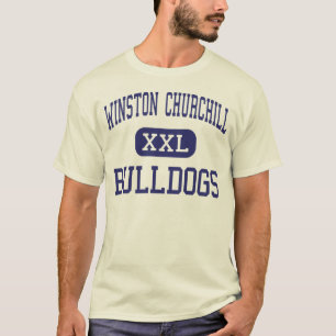 Winston Churchill - Bulldoggen - hoch - Potomac T-Shirt