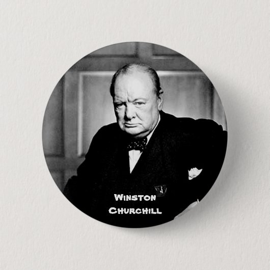 Winston Churchill Button (Vorderseite)