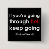 Winston Churchill Button (Vorderseite)