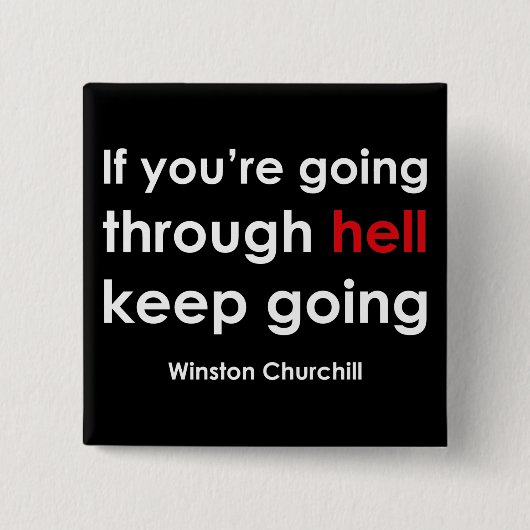 Winston Churchill Button (Vorderseite)