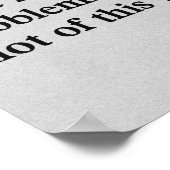 Winston Churchill Christlich Poster (Ecke)