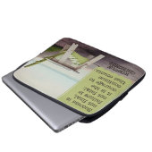 Winston Churchill "Courage" Inspiration Zitat Laptopschutzhülle (Vorne Knopf)