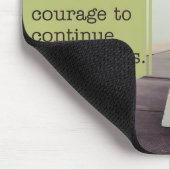 Winston Churchill "Courage" Inspiration Zitat Mousepad (Ecke)