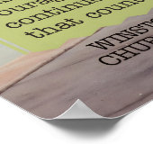 Winston Churchill "Courage" Inspiration Zitat Poster (Ecke)