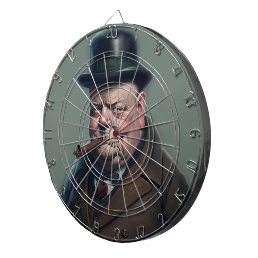 Winston Churchill Dartboard 2 Dartscheibe (Vorderseite rechts)