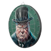 Winston Churchill Dartboard Dartscheibe (Vorderseite rechts)