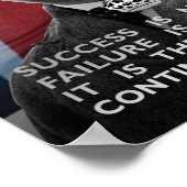 Winston Churchill - Erfolg Poster (Ecke)