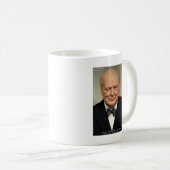 Winston Churchill Failure Wisdom Zitat Geschenke Kaffeetasse (VorderseiteRechts)