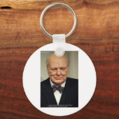 Winston Churchill Failure Wisdom Zitat Geschenke Schlüsselanhänger (Vorderseite)