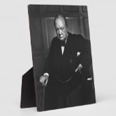 Winston Churchill Fotoplatte (Seite)