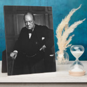 Winston Churchill Fotoplatte (Seite)