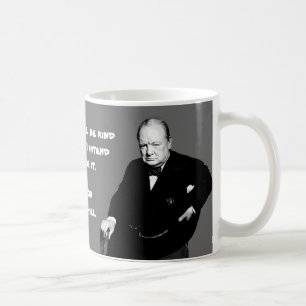 Winston Churchill - Geschichte schreiben Kaffeetasse