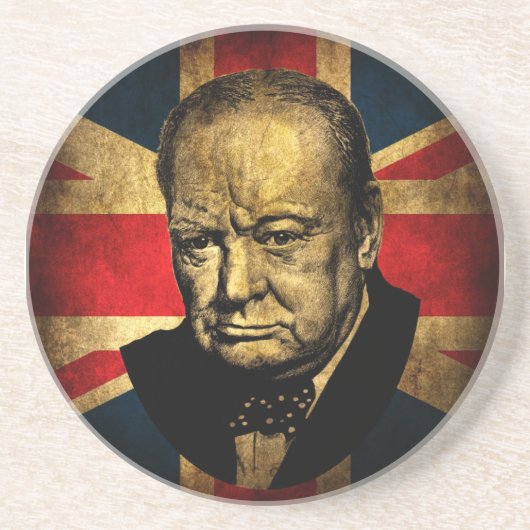 Winston Churchill Getränkeuntersetzer (Vorne)