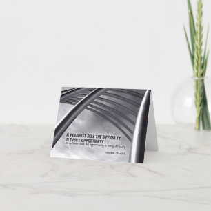 Winston Churchill Inspiration Angebot Dankeskarte