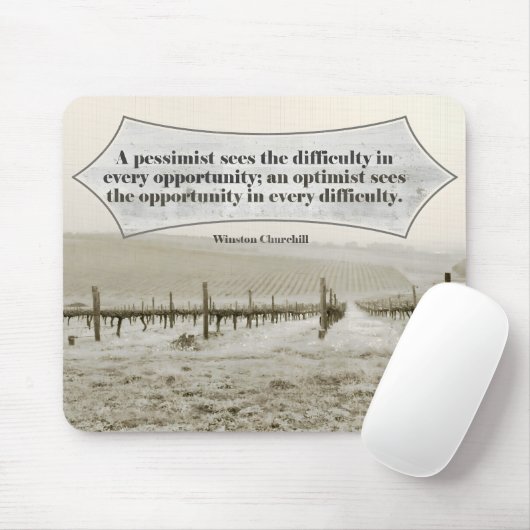 Winston Churchill Inspiration Angebot Mousepad (Mit Mouse)