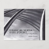 Winston Churchill Inspiration Angebot Postkarte (Vorderseite)