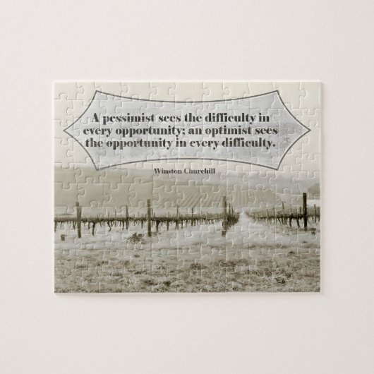 Winston Churchill Inspiration Angebot Puzzle (Horizontal)