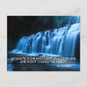 Winston Churchill Inspiration Zitat "Fanatic" Postkarte (Vorderseite)