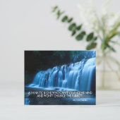 Winston Churchill Inspiration Zitat "Fanatic" Postkarte (Stehend Vorderseite)