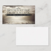 Winston Churchill Inspirational Zitat "Courage" Mitteilungskarte (Vorne/Hinten)