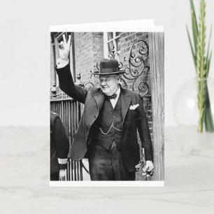 Winston Churchill Karte