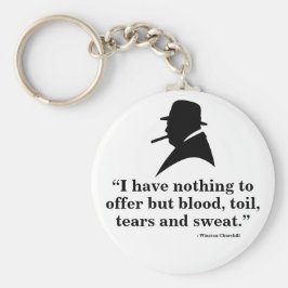 Winston Churchill Keyring - Zitat 10 Schlüsselanhänger