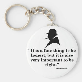 Winston Churchill Keyring - Zitat 15 Schlüsselanhänger