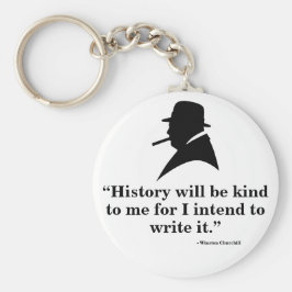 Winston Churchill Keyring - Zitat 18 Schlüsselanhänger