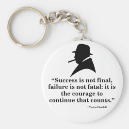 Winston Churchill Keyring - Zitat 5 Schlüsselanhänger