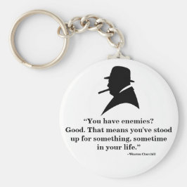 Winston Churchill Keyring - Zitat 9 Schlüsselanhänger