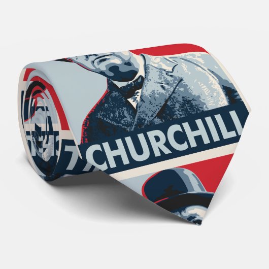 Winston Churchill Krawatte (Gerollt)