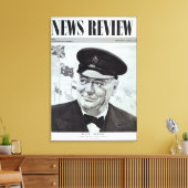 Winston Churchill Leinwanddruck (Insitu (Wohnzimmer))