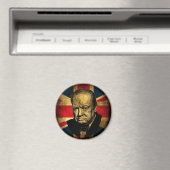 Winston Churchill Magnet (In Situ (Geschirrspüler))