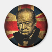 Winston Churchill Magnet (Vorne)