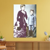 Winston Churchill mit seiner Mutter 2 Leinwanddruck (Insitu (Wohnzimmer))
