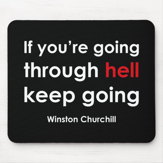 Winston Churchill Mousepad (Vorne)