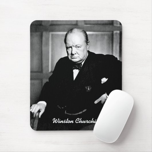 Winston Churchill Mousepad (Mit Mouse)