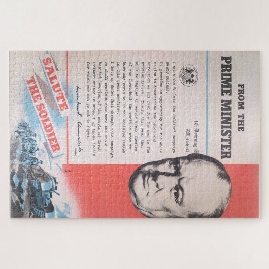 Winston Churchill, Neuauflage des britischen Puzzle (Horizontal)