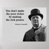 Winston Churchill Poster (Vorne)