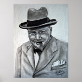 Winston Churchill Poster (Vorne)