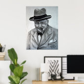 Winston Churchill Poster (Heimbüro)