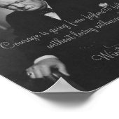 Winston Churchill Poster (Ecke)
